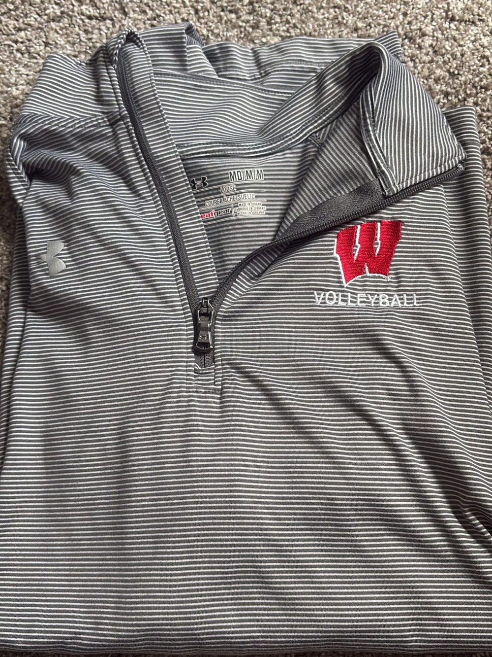 Under Armour Wisconsin Volleyball Quarter-Zip